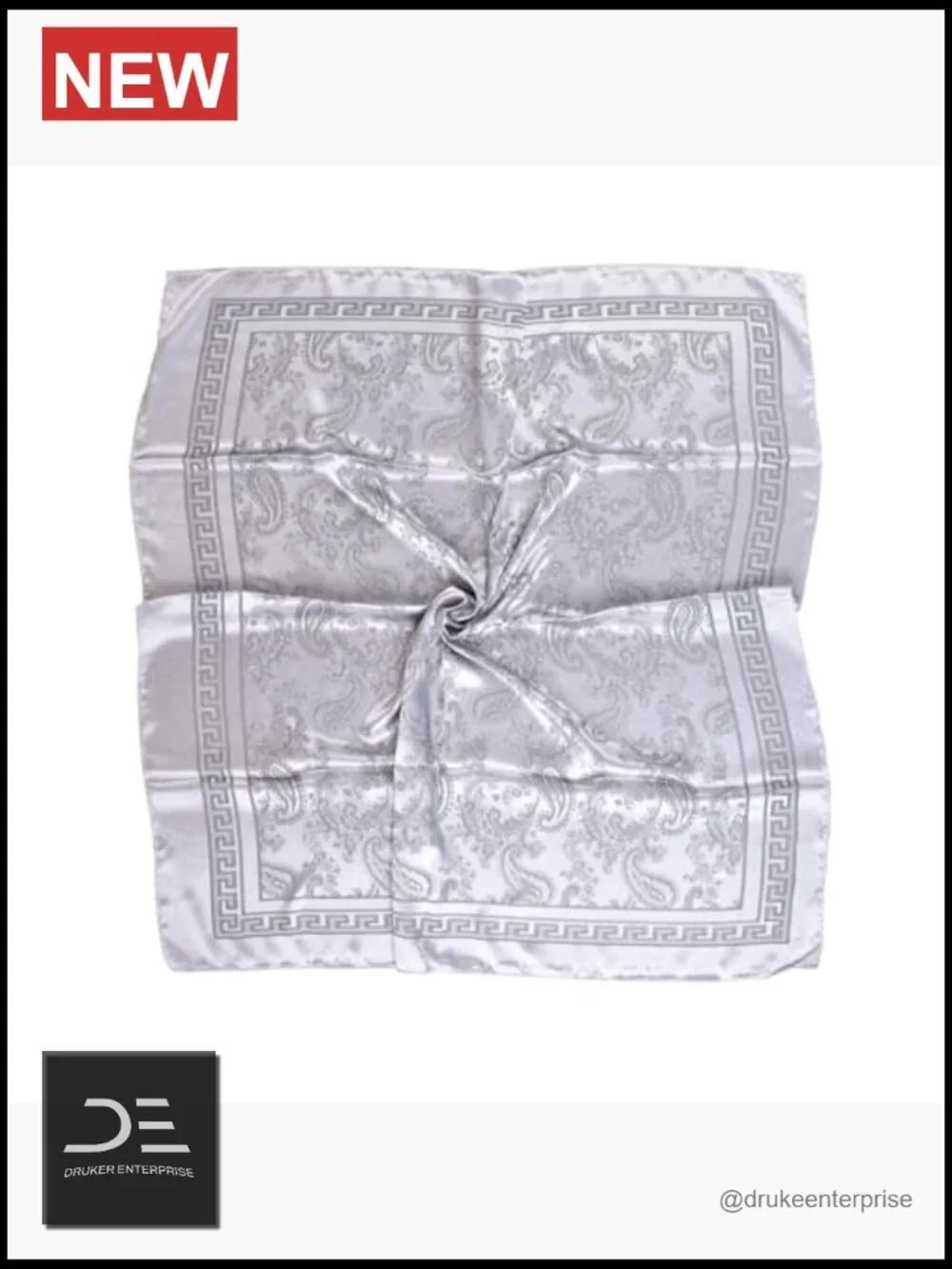 Women's Silk Like Head Scarf Square 35x35 Inch Hair Wraps Bandana
